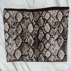 Snakeskin Tube Top